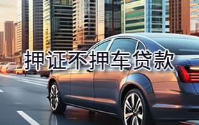 中卫押证不押车贷款